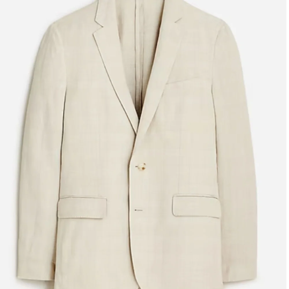 J. Crew Cream Single-Breasted Sport Coat